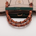 Gucci Bamboo Diana Leather Handbag Beige 655658