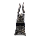 Christian Dior Medium Ecru and Blue Toile de Jouy Embroidery Book Tote 