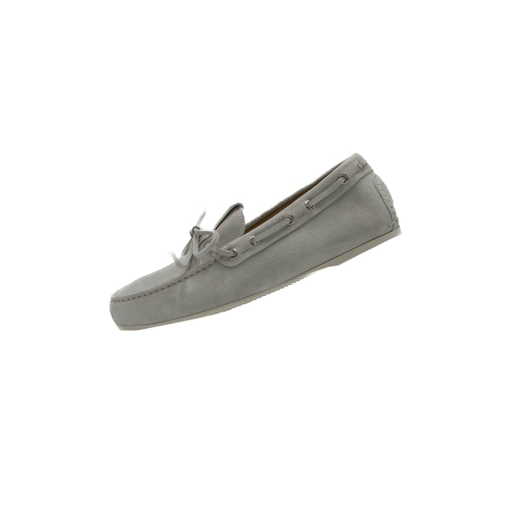 Christian Dior Moccasin Suet Grey In Size 39