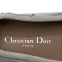 Christian Dior Moccasin Suet Grey In Size 39