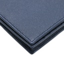Bulgari Bifold Blue Calf Leather Wallet