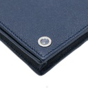 Bulgari Bifold Blue Calf Leather Wallet