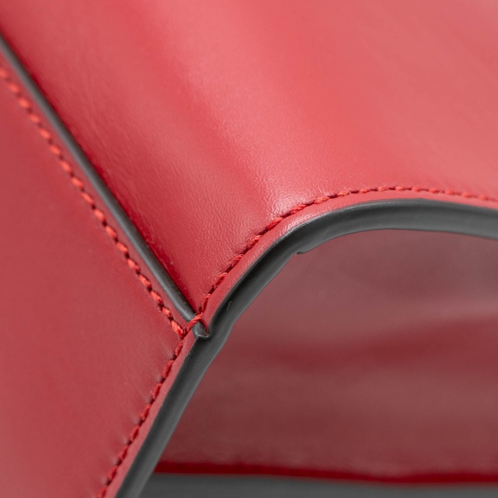 Gucci Nymphaea Bamboo Shoulder Hand Bag Red