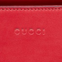 Gucci Nymphaea Bamboo Shoulder Hand Bag Red