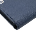 Bulgari Bifold Blue Calf Leather Wallet