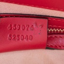 Gucci Nymphaea Bamboo Shoulder Hand Bag Red