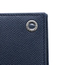 Bulgari Bifold Blue Calf Leather Wallet