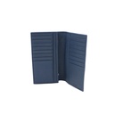 Bulgari Bifold Blue Calf Leather Wallet