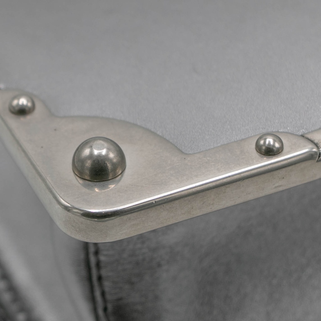 Prada Saffiano-Trimmed Vitello Metal Cahier Bag