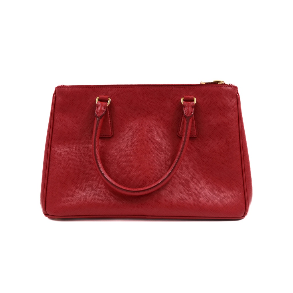 Prada Saffiano Small Galleria Double Zip Tote Bag