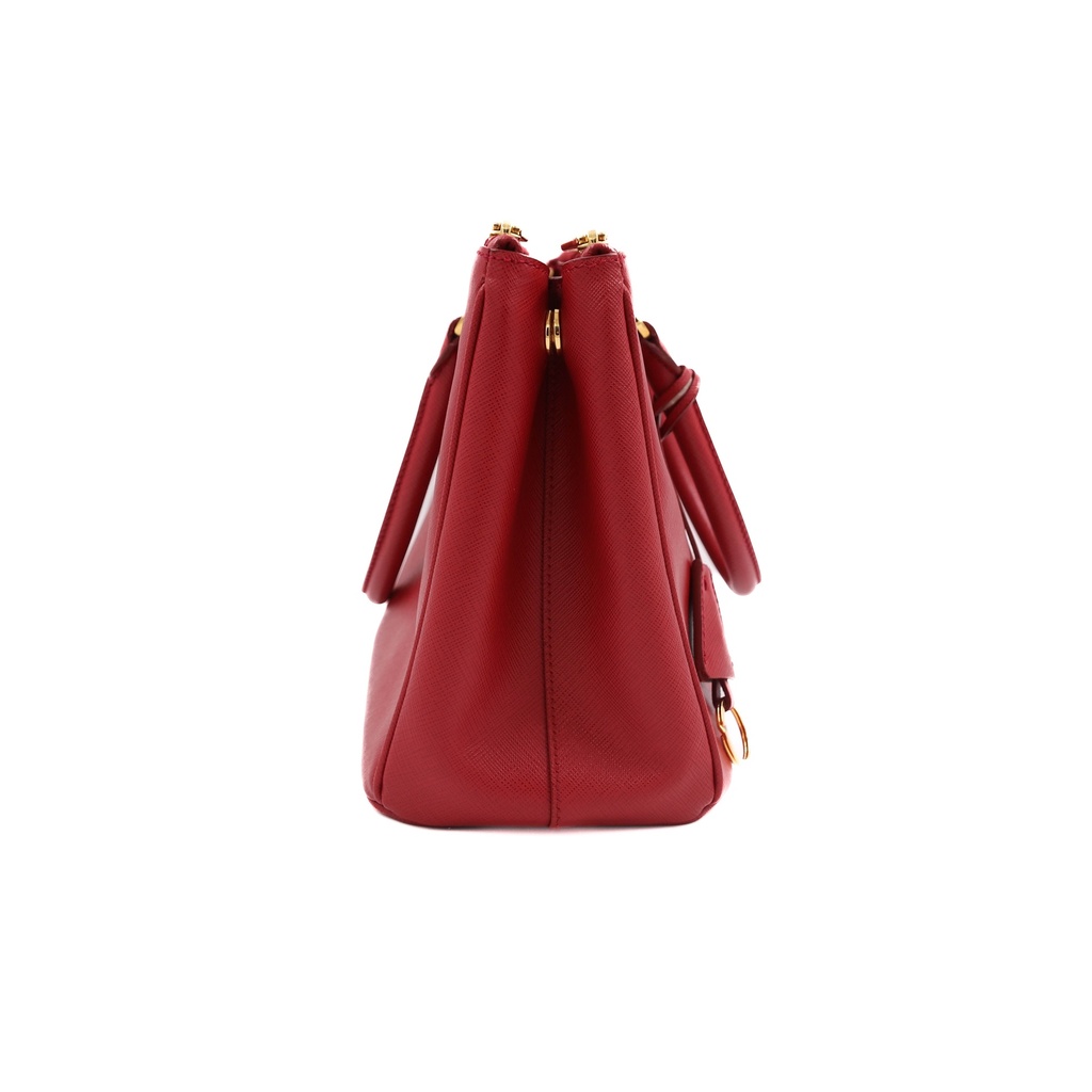Prada Saffiano Small Galleria Double Zip Tote Bag