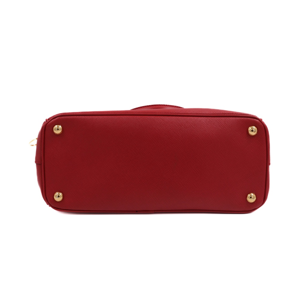 Prada Saffiano Small Galleria Double Zip Tote Bag