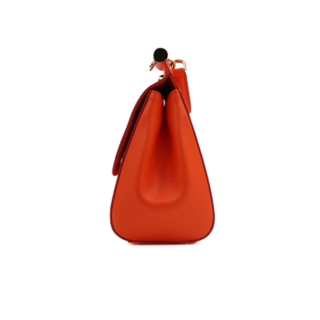 Dolce & Gabbana Dauphine Medium Miss Sicily Orange Bag