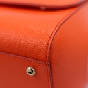 Dolce & Gabbana Dauphine Medium Miss Sicily Orange Bag