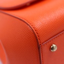 Dolce & Gabbana Dauphine Medium Miss Sicily Orange Bag