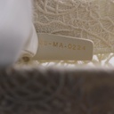 Christian Dior Medium Canvas White Sun Embroidery Book Tote
