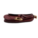 Christian Dior Medium Leather Saddle Bag Red