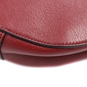 Christian Dior Medium Leather Saddle Bag Red