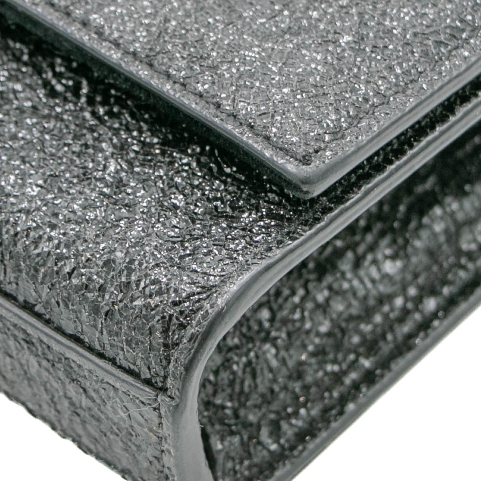 Saint Laurent Kate Clutch Sparkle Black