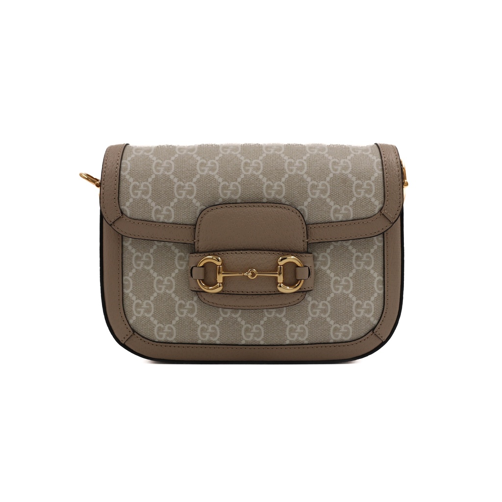 Gucci Horsebit 1955 Mini Bag In White Leather 658574
