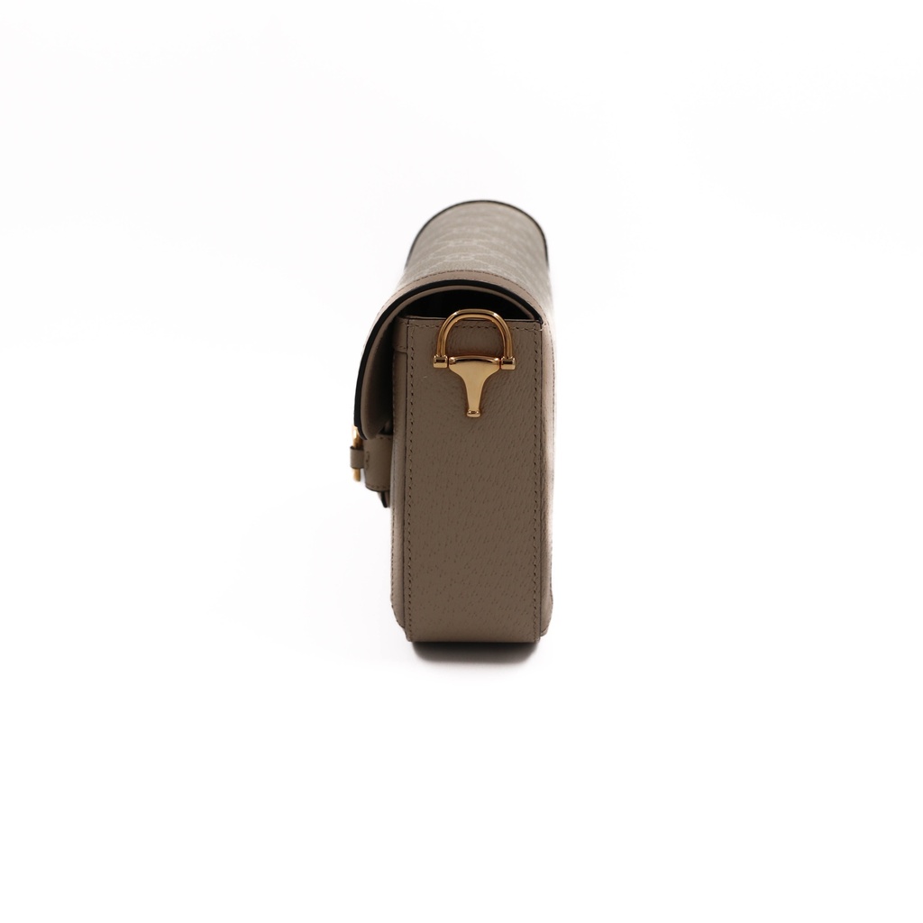 Gucci Horsebit 1955 Mini Bag In White Leather 658574
