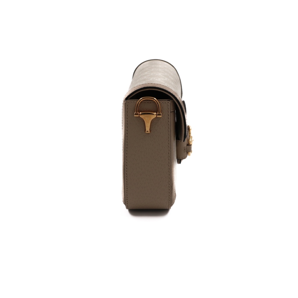 Gucci Horsebit 1955 Mini Bag In White Leather 658574