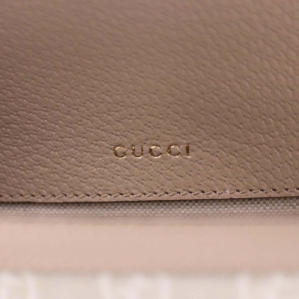 Gucci Horsebit 1955 Mini Bag In White Leather 658574