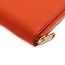 Gucci Leather Continental Orange Wallet 658691