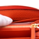 Gucci Leather Continental Orange Wallet 658691