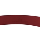 Gucci Men's Slim Black Leather Belt With Red Double G 414516 In Size 85 34
