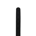 Gucci Men's Slim Black Leather Belt With Red Double G 414516 In Size 85 34