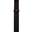 Gucci Men's Slim Black Leather Belt With Red Double G 414516 In Size 85 34