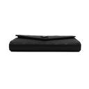 Yves Saint Laurent Chevron Cassandre Wallet on Chain Black