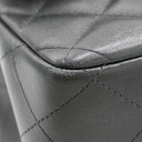 Chanel Classic Jumbo Calfskin/Lambskin Double Flap Black Handbag