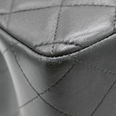 Chanel Classic Jumbo Calfskin/Lambskin Double Flap Black Handbag