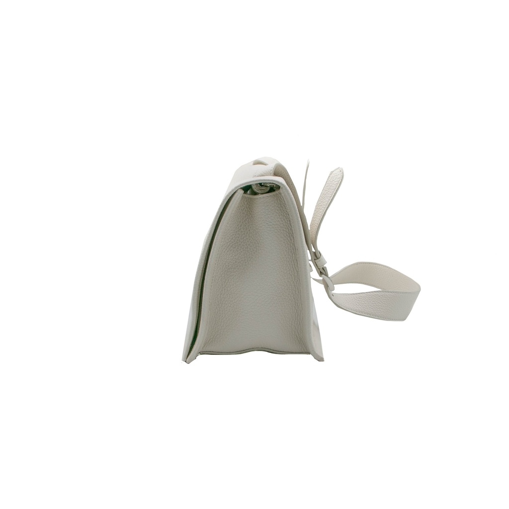 Prada Glace Crossbody Shoulder Bag White Leather