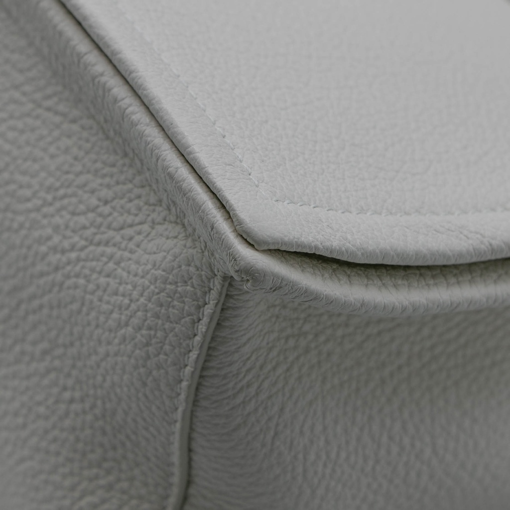 Prada Glace Crossbody Shoulder Bag White Leather