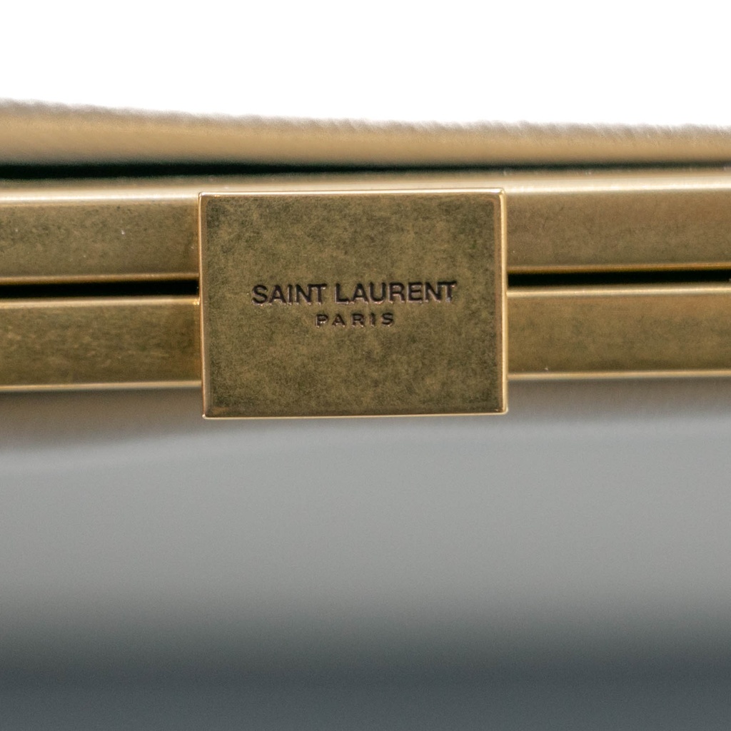 Saint Laurent Le Anne-Marie Small Shoulder Bag Black And White
