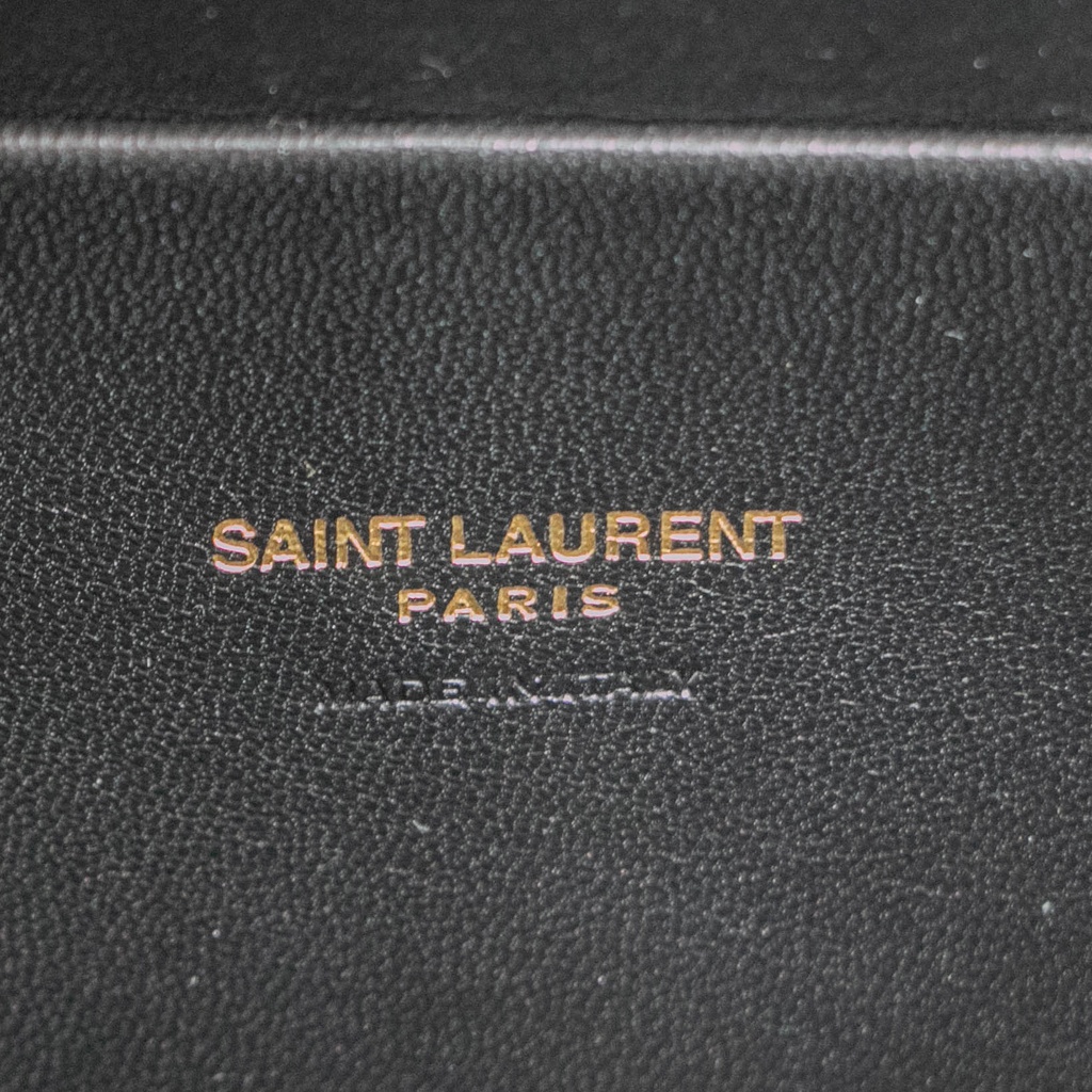 Saint Laurent Le Anne-Marie Small Shoulder Bag Black And White