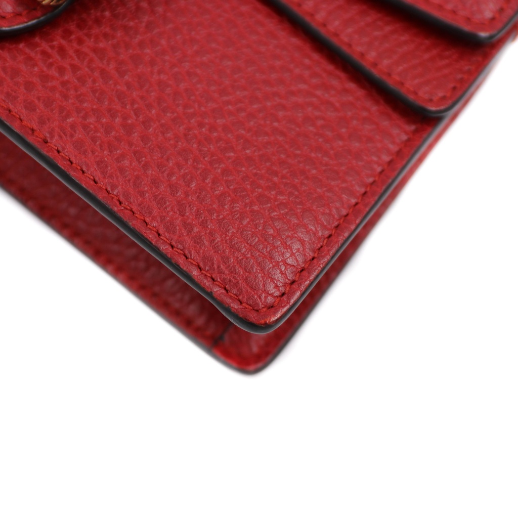 Gucci Super Mini Dionysus Red Crossbody Bag