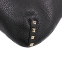 Valentino Rockstud Leather Shoulder Bag Black