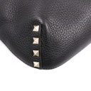 Valentino Rockstud Leather Shoulder Bag Black