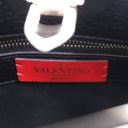 Valentino Rockstud Leather Shoulder Bag Black