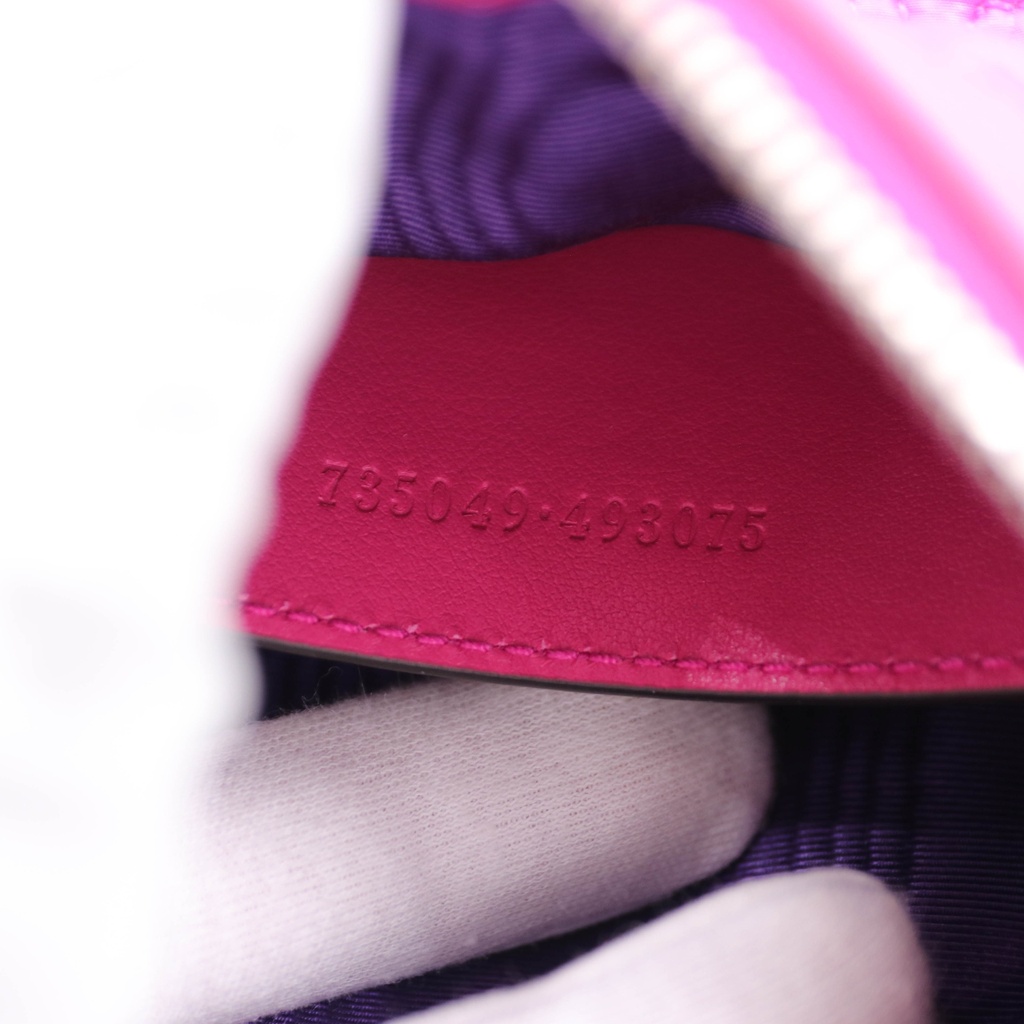 Gucci GG Matlasse Nylon Shoulder Bag Pink