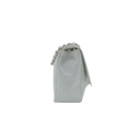 Chanel Quilted Caviar Skin Classic Single Flap Jumbo White
