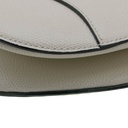 Christian Dior Medium Grained Calfskin Saddle Bag White