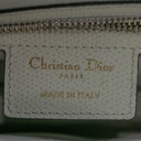 Christian Dior Medium Grained Calfskin Saddle Bag White