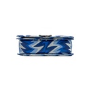 Chanel Printed Calfskin Medium Boy Flap Blue White
