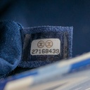 Chanel Printed Calfskin Medium Boy Flap Blue White