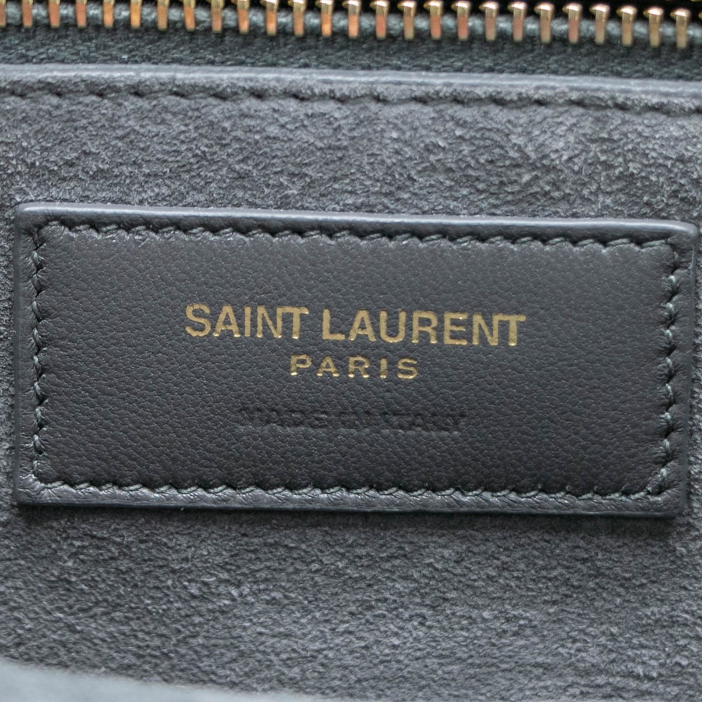 Saint Laurent Smooth Calfskin Le 5 A 7 Hobo Black